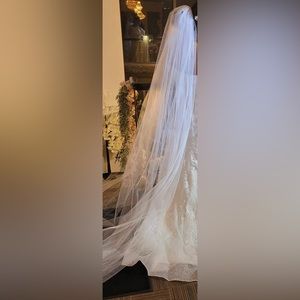 Long wedding veil
